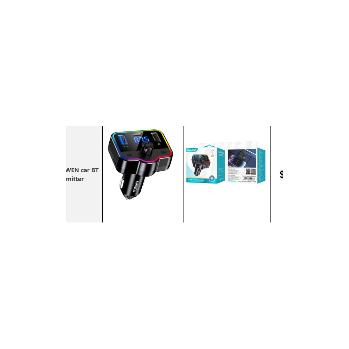 Transmisor Bluetooth para auto KAKU KSC-1059