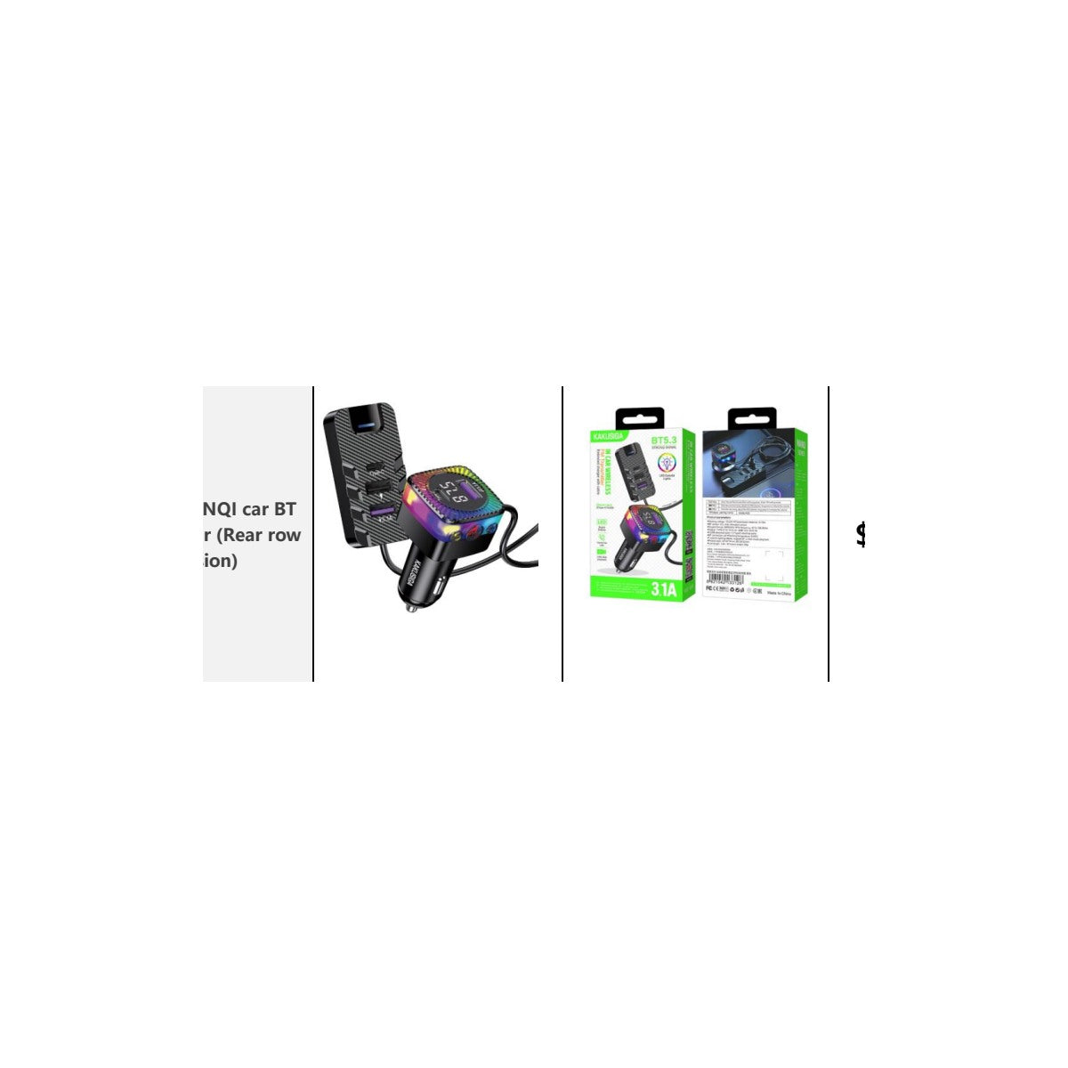 Transmisor Bluetooth para auto KAKU KSC-1069