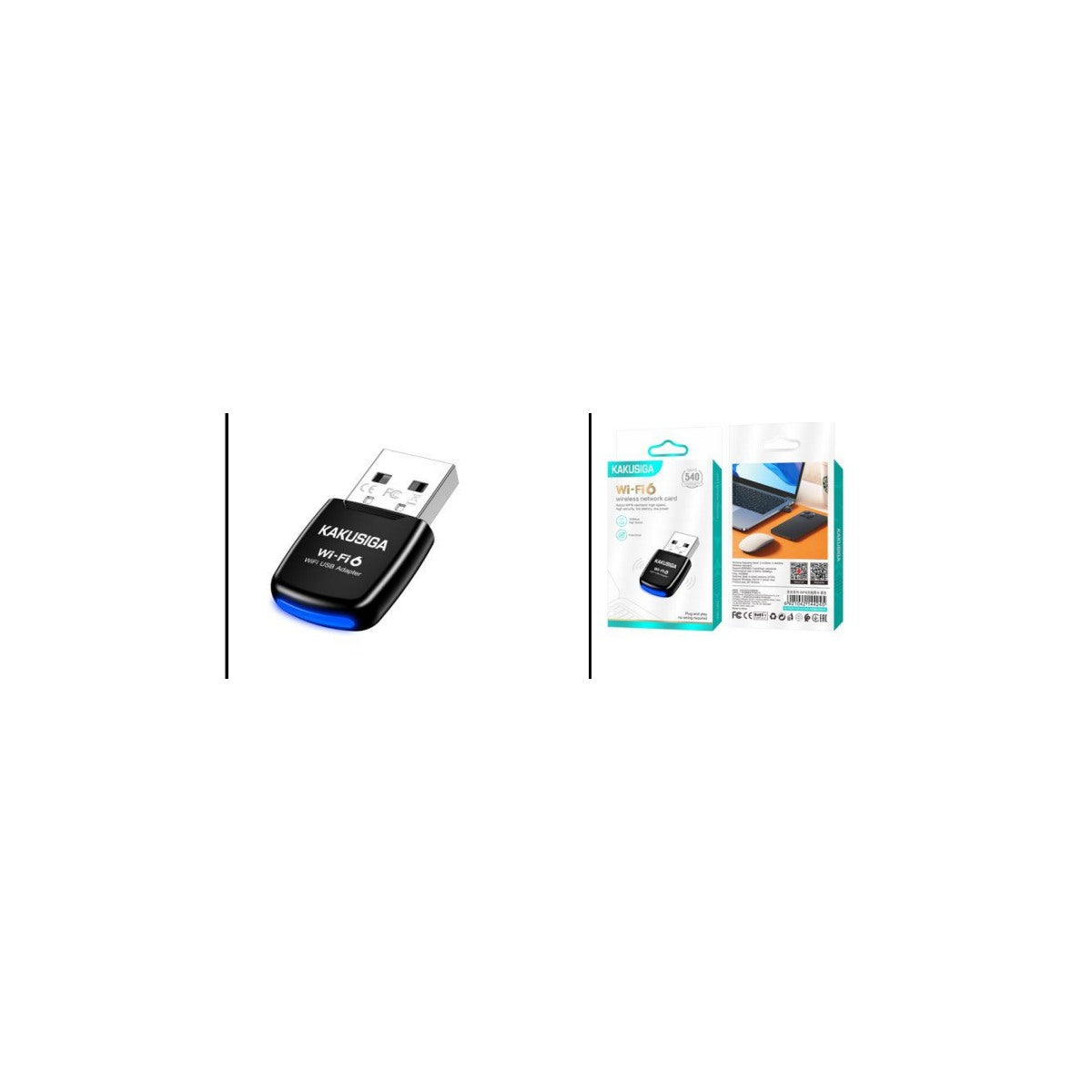 Adaptador de red WiFi 6 KAKU KSC-1424