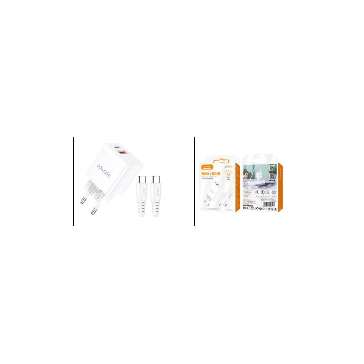 Cargador SOKADE JB100 USB-C a USB-C