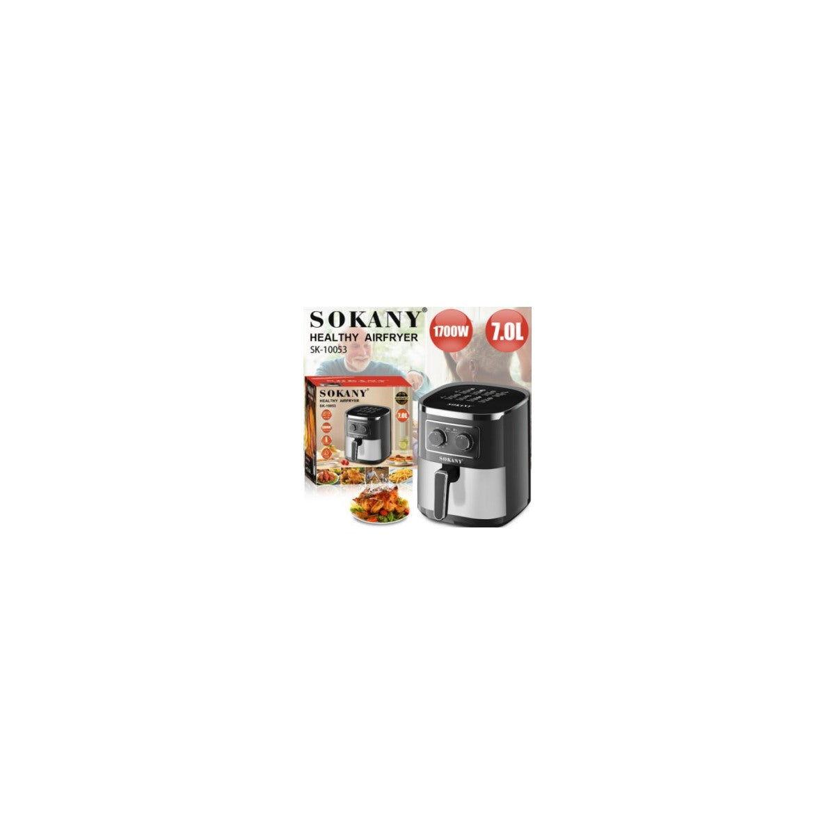 Freidora de aire SOKANY SK-10053 7 L