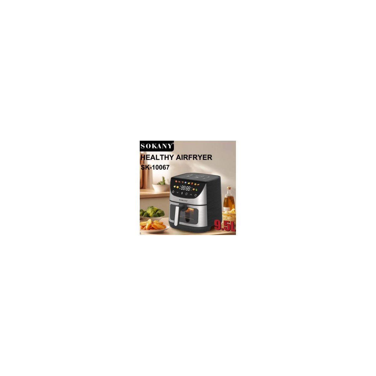 Freidora de aire SOKANY SK-10067 9.5 L