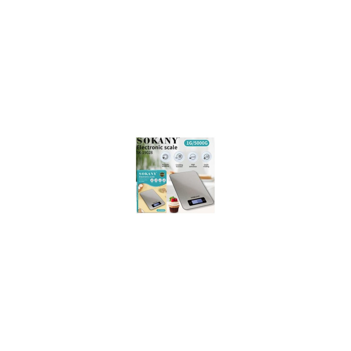 Balanza de cocina SOKANY SK-19028