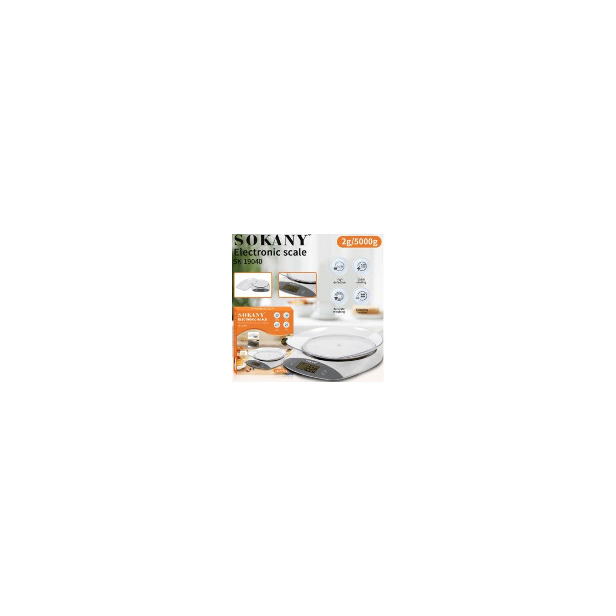 Balanza de cocina SOKANY SK-19040