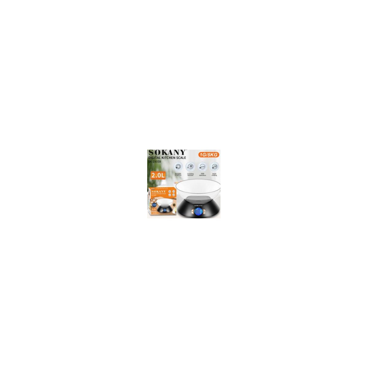Balanza de cocina SOKANY SK-19059