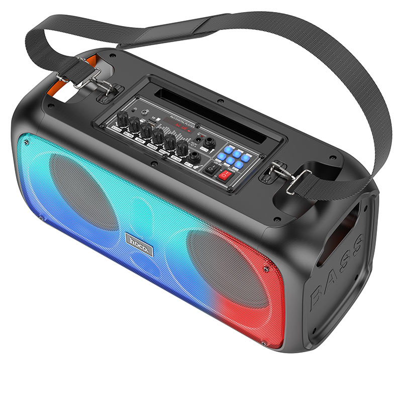 Parlante Bluetooth HOCO BS54 con 2 Micrófonos para Exterior